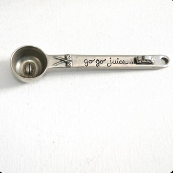 Vintage Metal Morphosis Java Measure Scoop Stamped Coffee Serving With Wall Hook - Picture 1 of 8